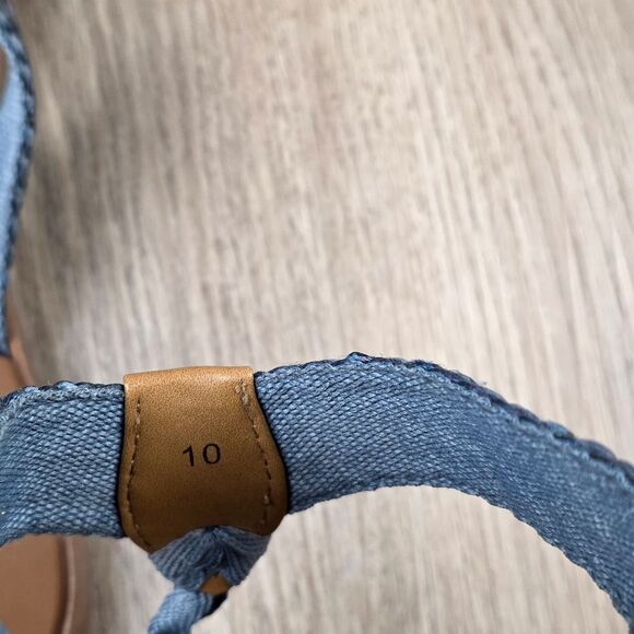 Yellow Box Fida Woven Flip Flop Sandals Size 10 - Picture 7 of 8